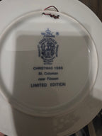 Bareuther Bavaria Christmas 1988 – Limited Edition Collector's Plate