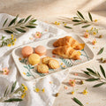 Imported Rectangular Ceramic Floral Tray 🌼 - Home Center UAE