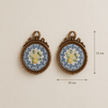 Copper Lemon Blossom Wall Décor - set of 2