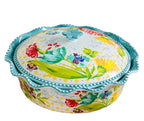 A lidded serving bowl from The Pioneer Woman collection