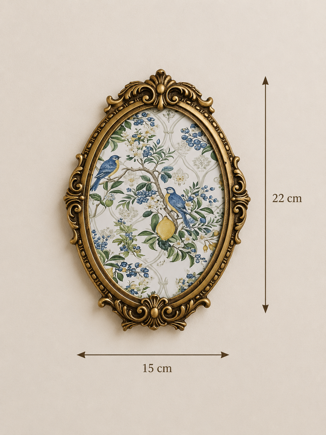 Birds & Berries Copper Wall Décor
