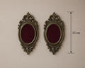 Antique Copper Velvet Wall Plaque Set