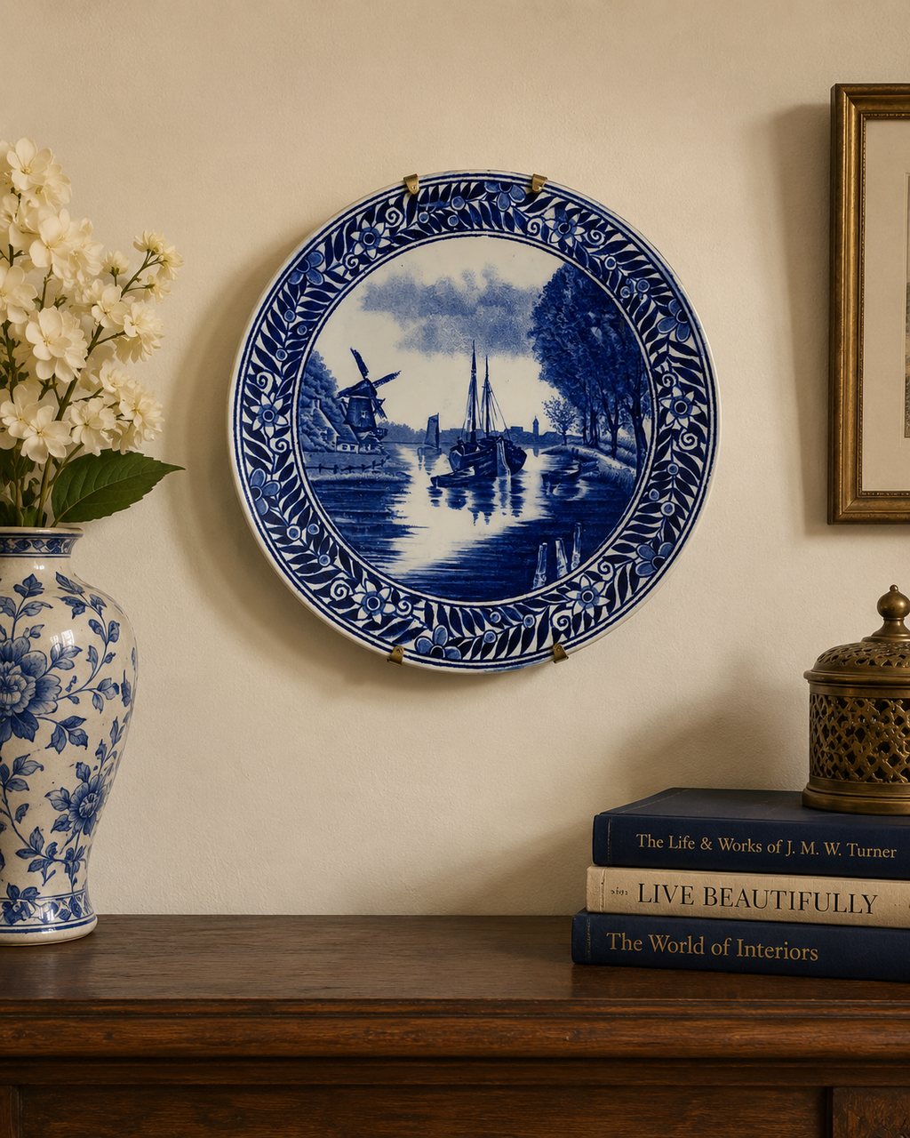 Boch Delft Blue Wall Plate