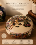 Hand-Painted Satsuma Covered Box