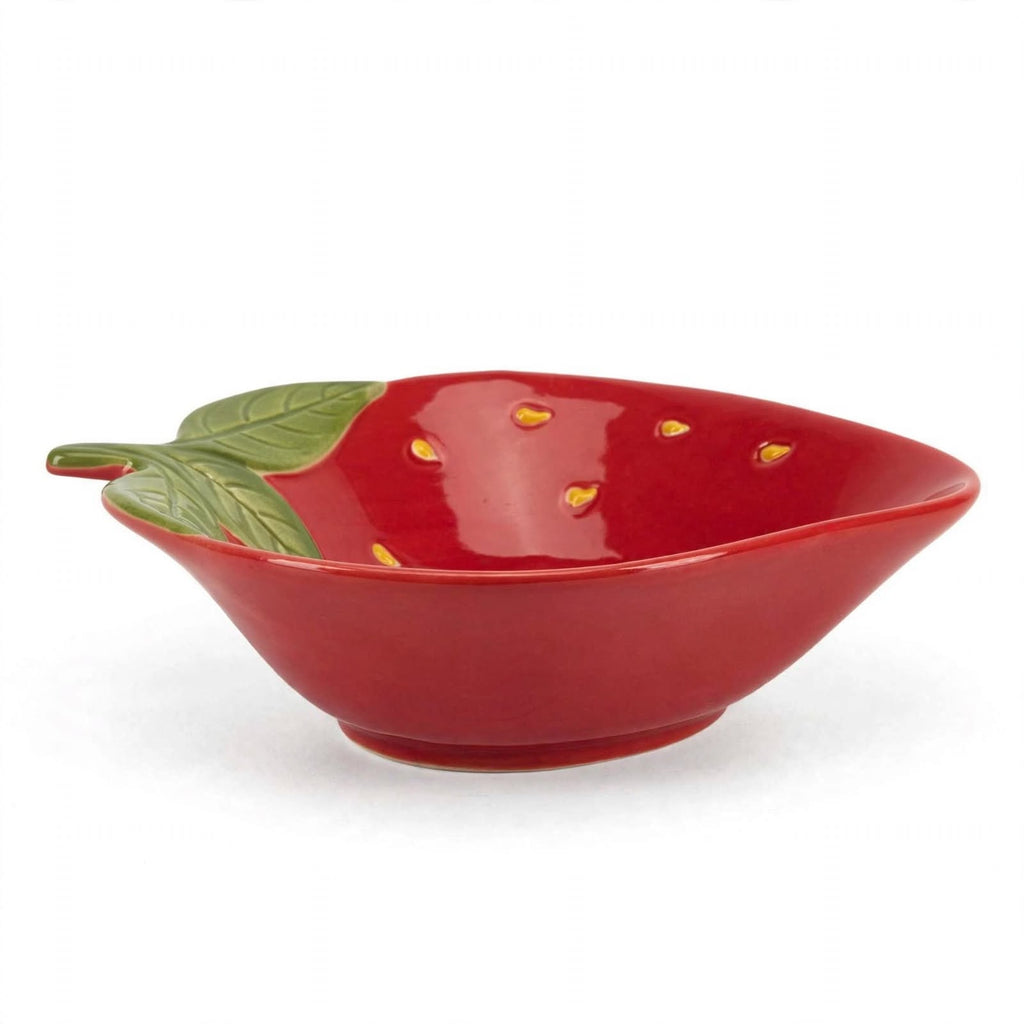 Strawberry Sweetheart Ceramic Serving Bowl – 18 cm