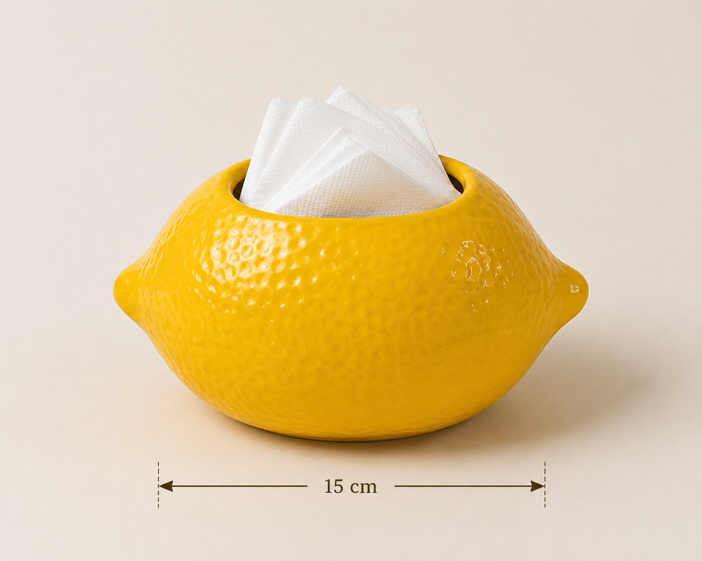 Mediterranean Lemon Napkin Holder