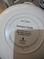 Wedgwood Queen's Ware "Autumn Fields" Decorative Plate