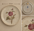 Vintage Fürstenberg Germany Floral Wall Plate – 24 cm