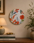Maisons du Monde Floral Porcelain Wall Plate