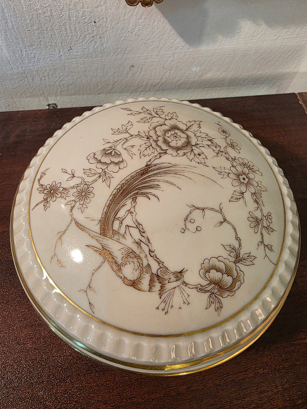Limoges France Porcelain Lidded Box – Vintage Floral Elegance (Ribes)