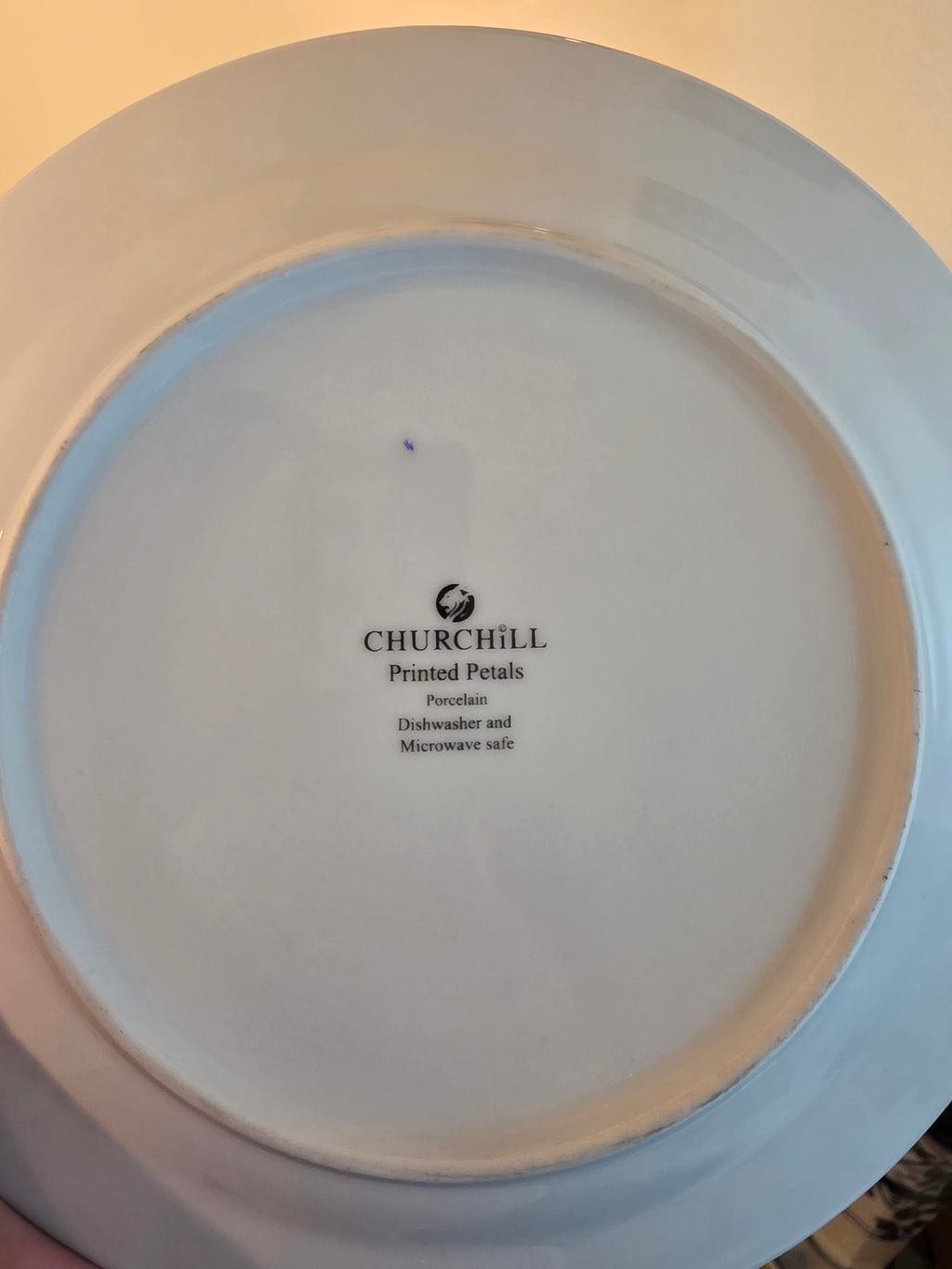 Churchill Printed Petals Plate