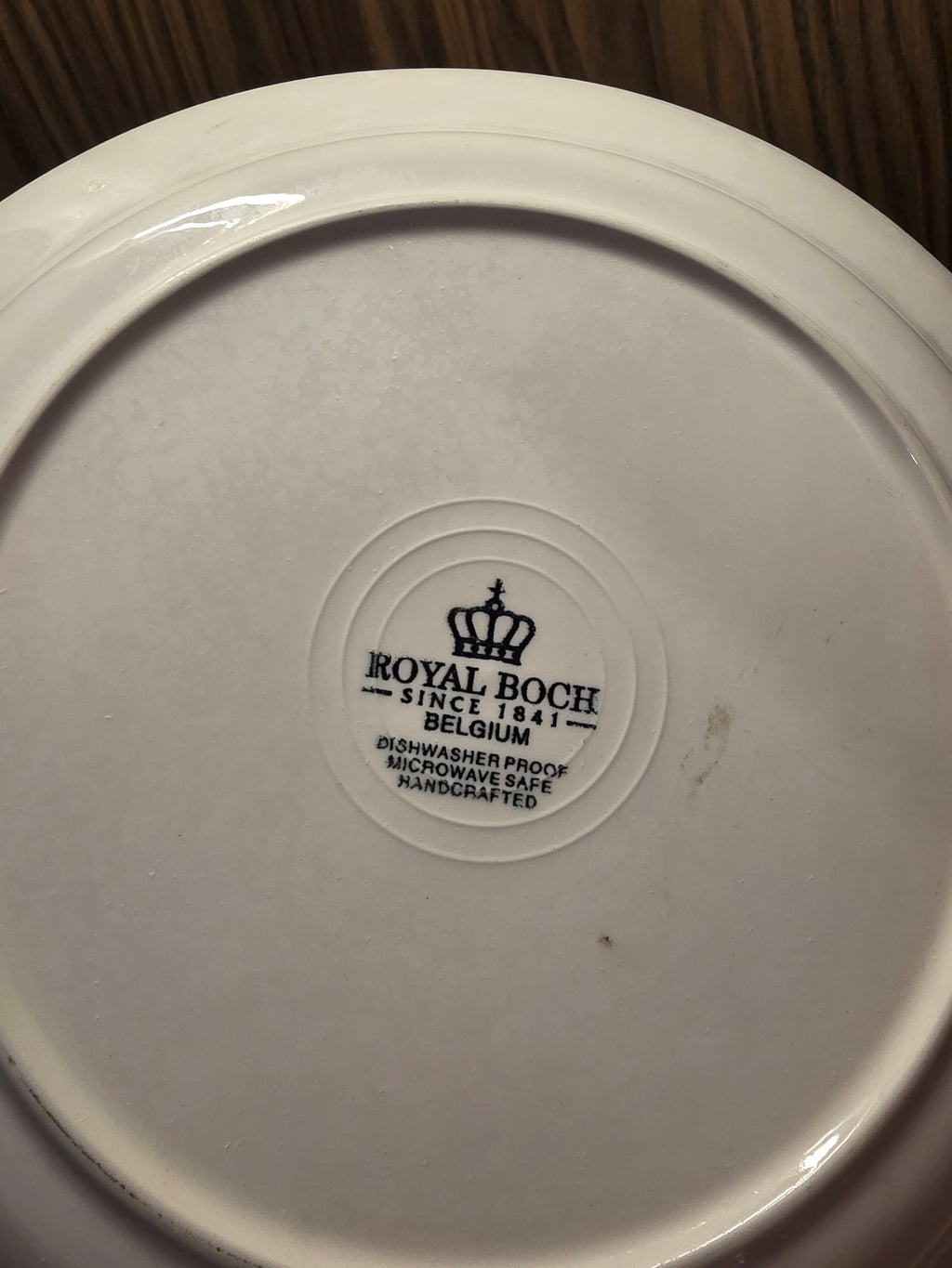 Royal Boch Belgian Heritage Plate