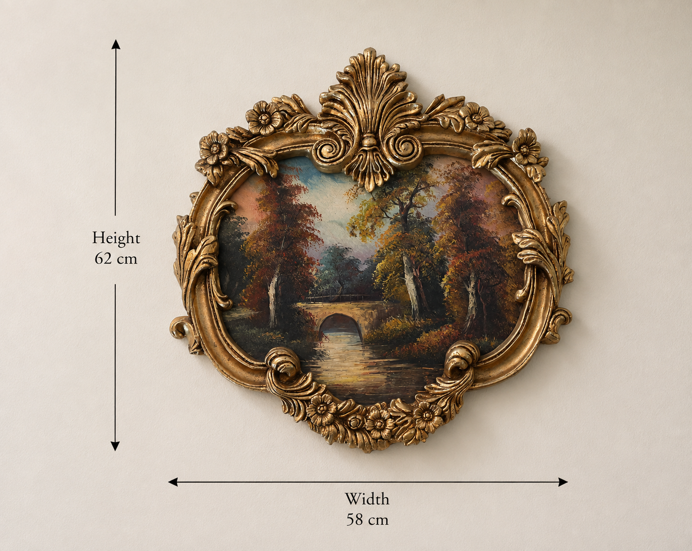 Framed Oil Painting Elegance