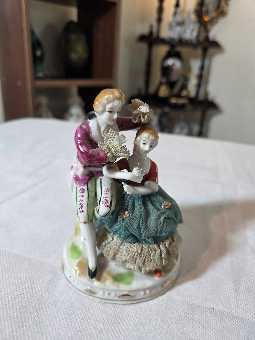 Vintage porcelain figurine made in Japan