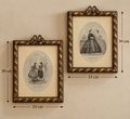 Pair of Vintage “Les Modes Parisiennes” Fashion Prints