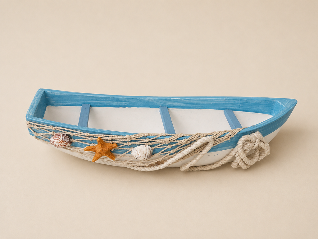 Coastal Breeze Decorative Boat