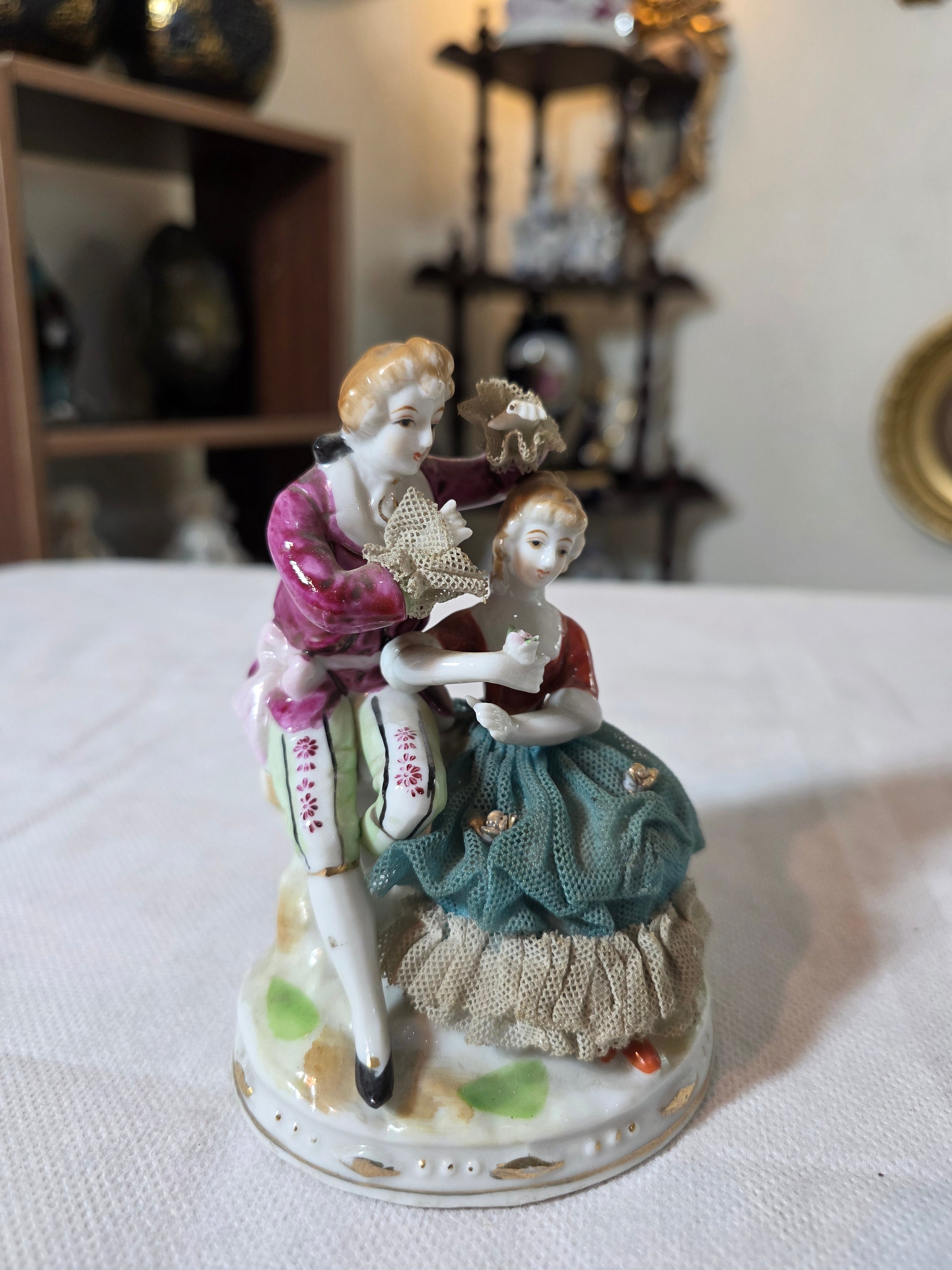 Vintage porcelain figurine made in Japan