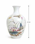 Lotus Bloom Chinese Porcelain Vase