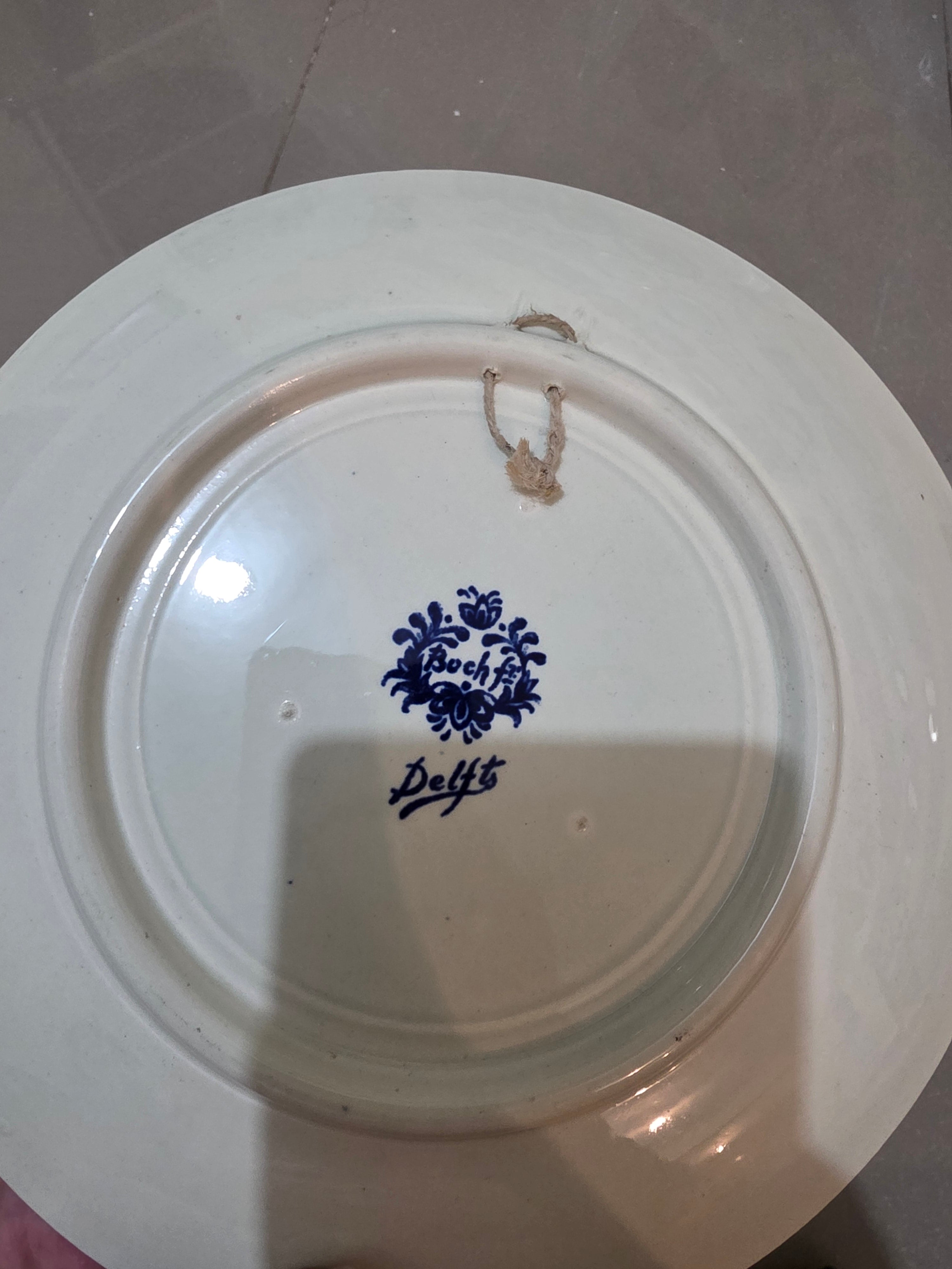 Boch Delft Blue Wall Plate