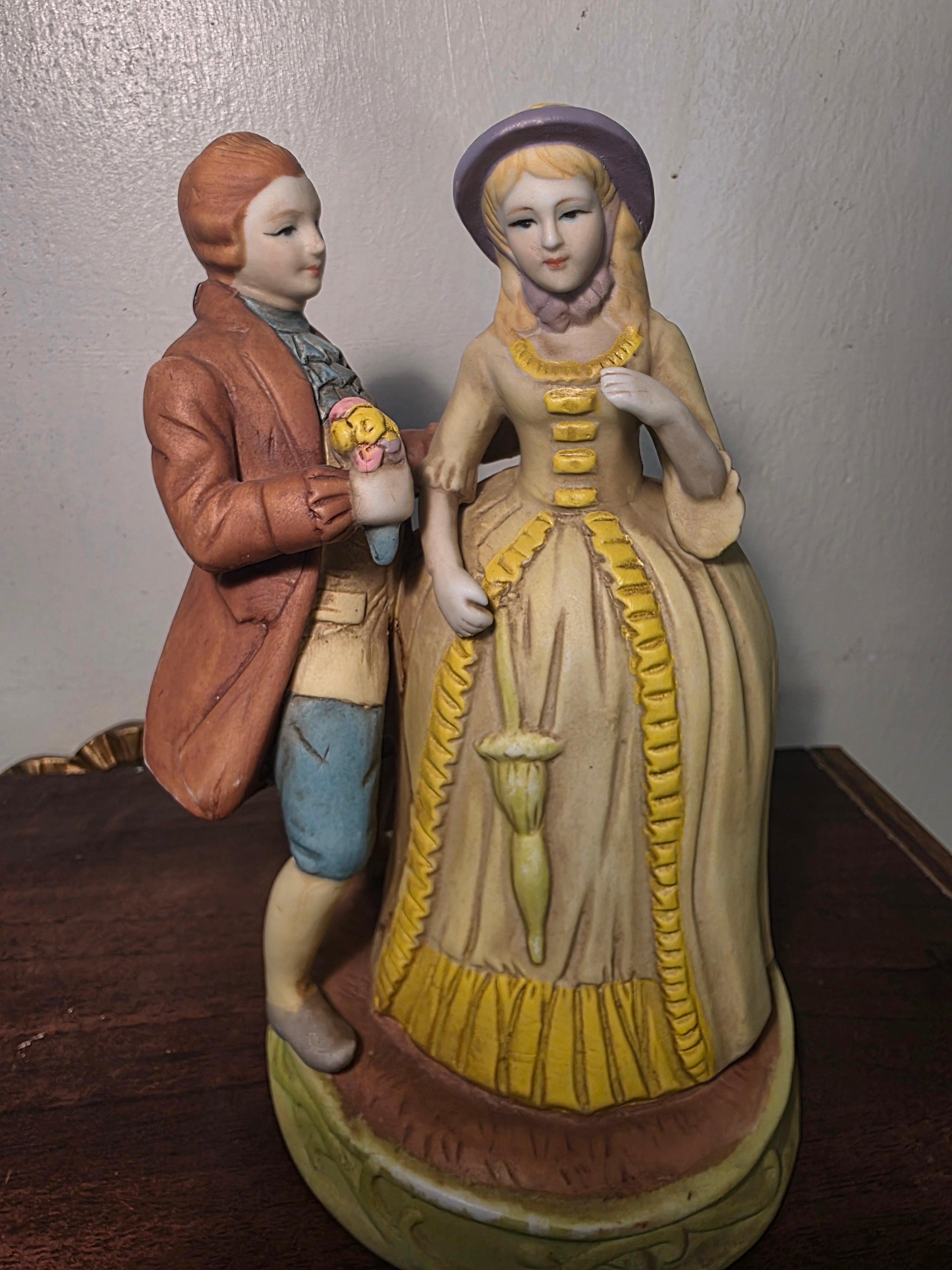 Vintage European-style figurine