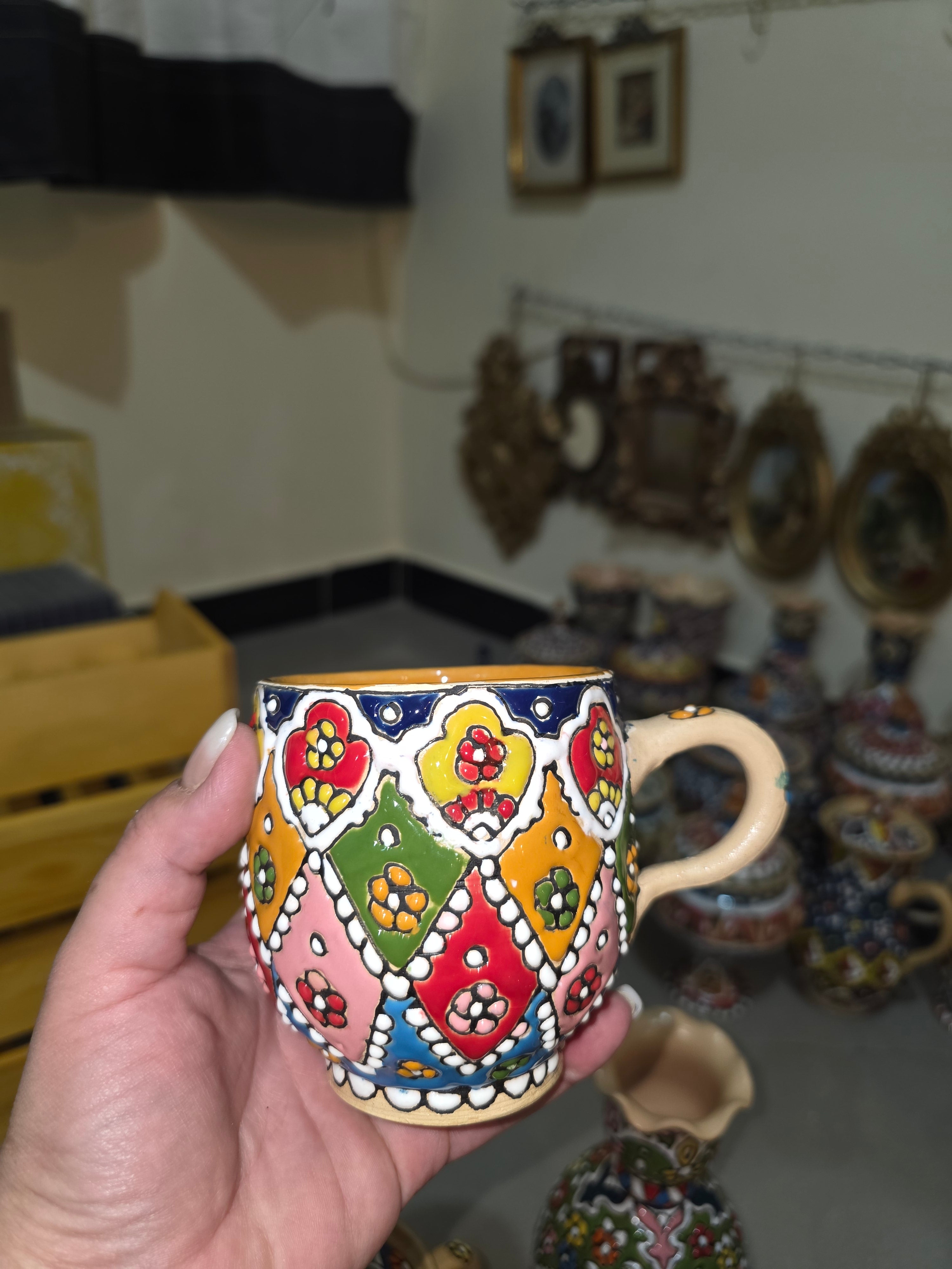 Moroccan Hand-Painted Mug