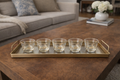 Golden Bloom Arabic coffee Glasses- Set of 6