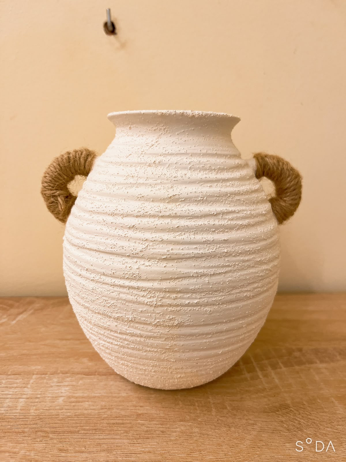 🤍 The Ivory Rustic Vase