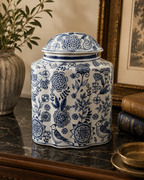Bleu Blanc Ginger Jar