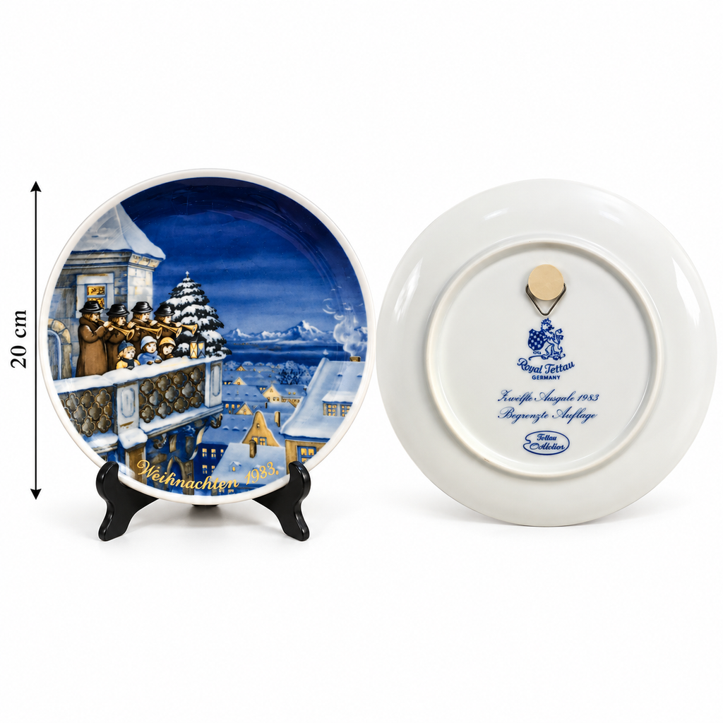 Royal Tettau Germany – Weihnachten 1983 Collector’s Plate