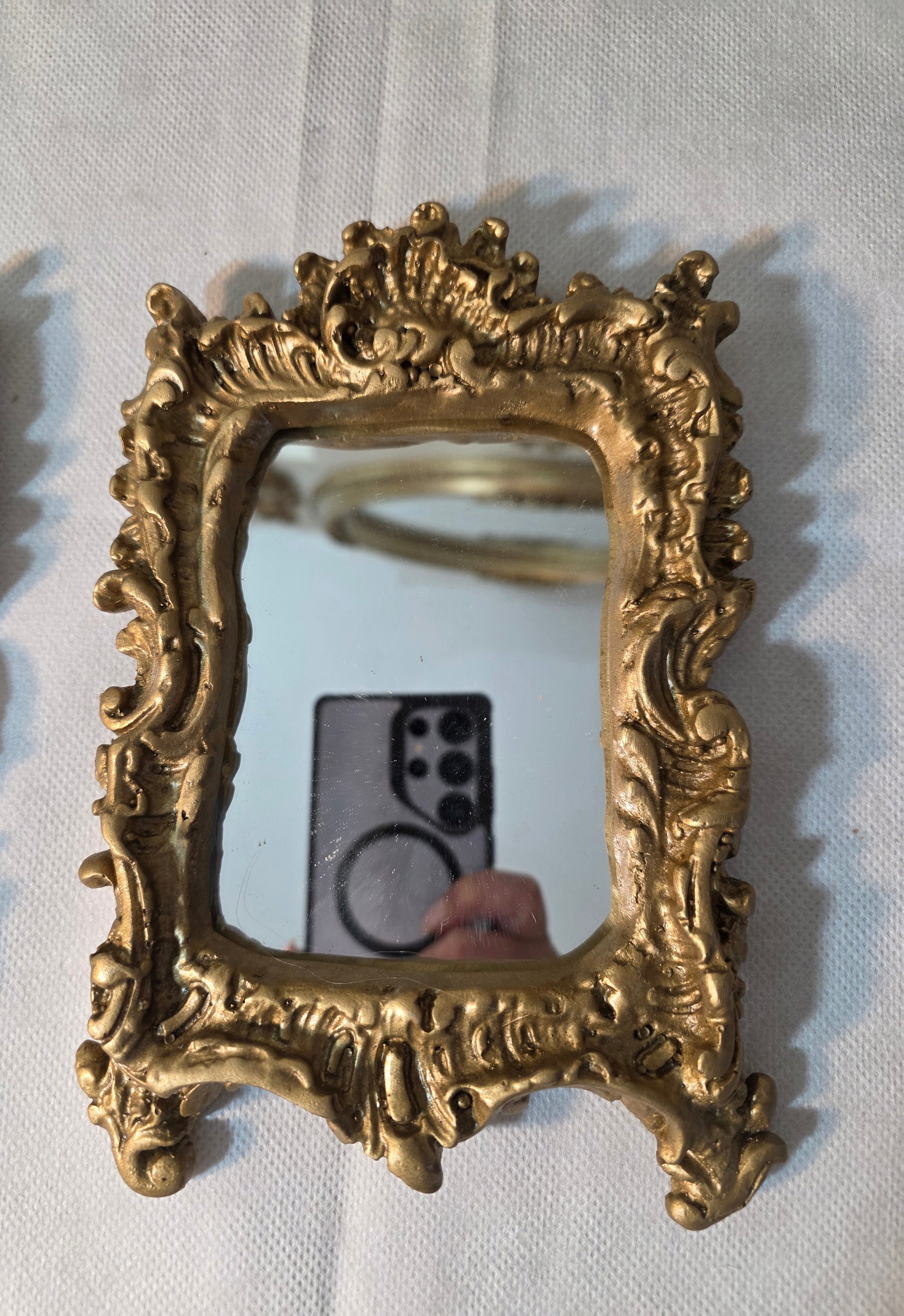 Antique Style Gilded Wall Mirrors – Set of Two