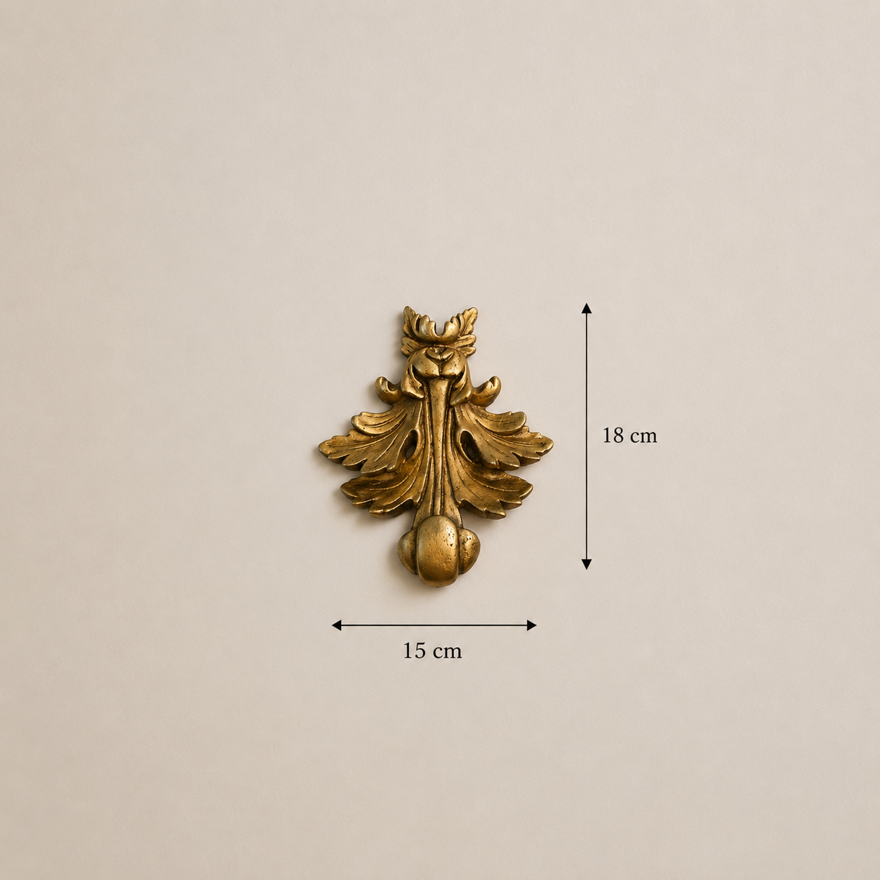 Ornate Gold Resin Wall Accent