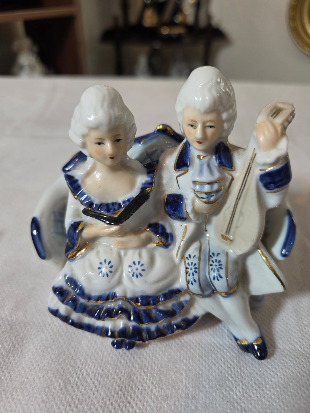 Victorian style small porcelain figurine