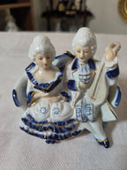 Victorian style small porcelain figurine