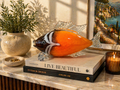 Murano Orange Art Glass Fish