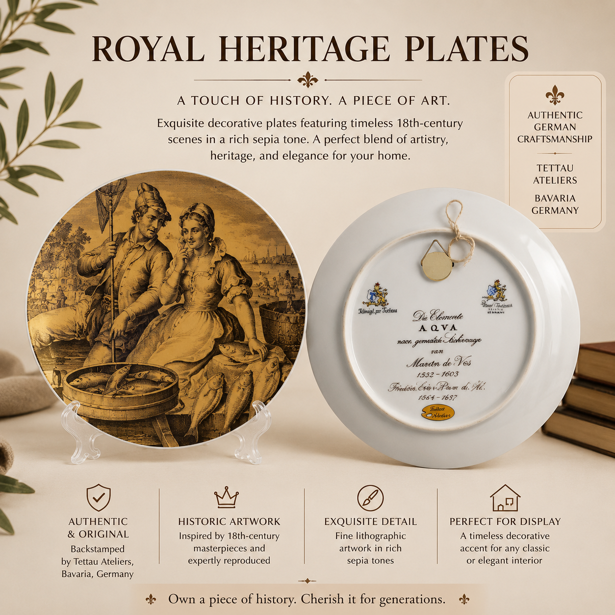 Tettau Bavaria Heritage Plates