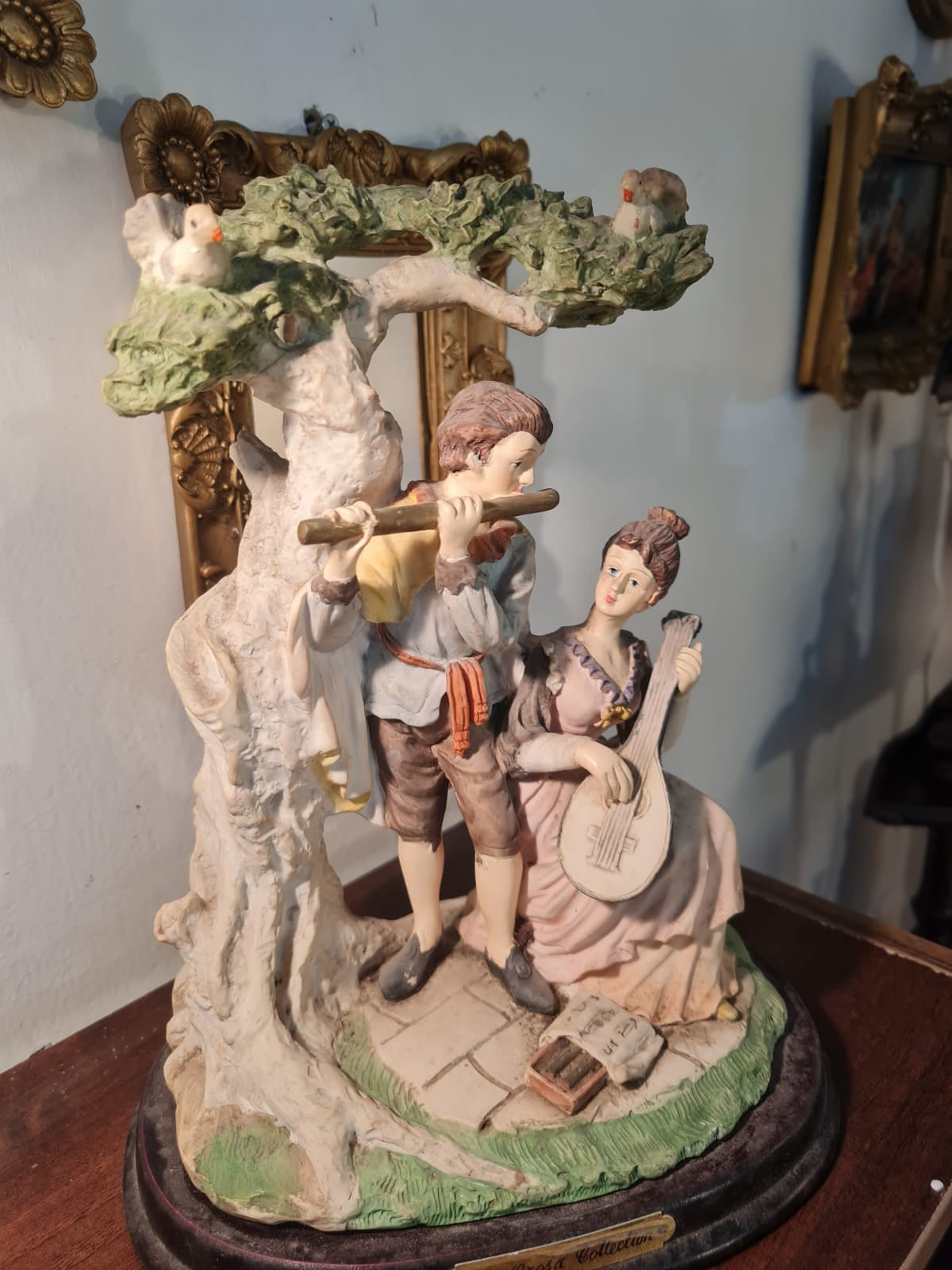 Romantic Musical Couple Figurine – The Lovers Collection Vintage Scene