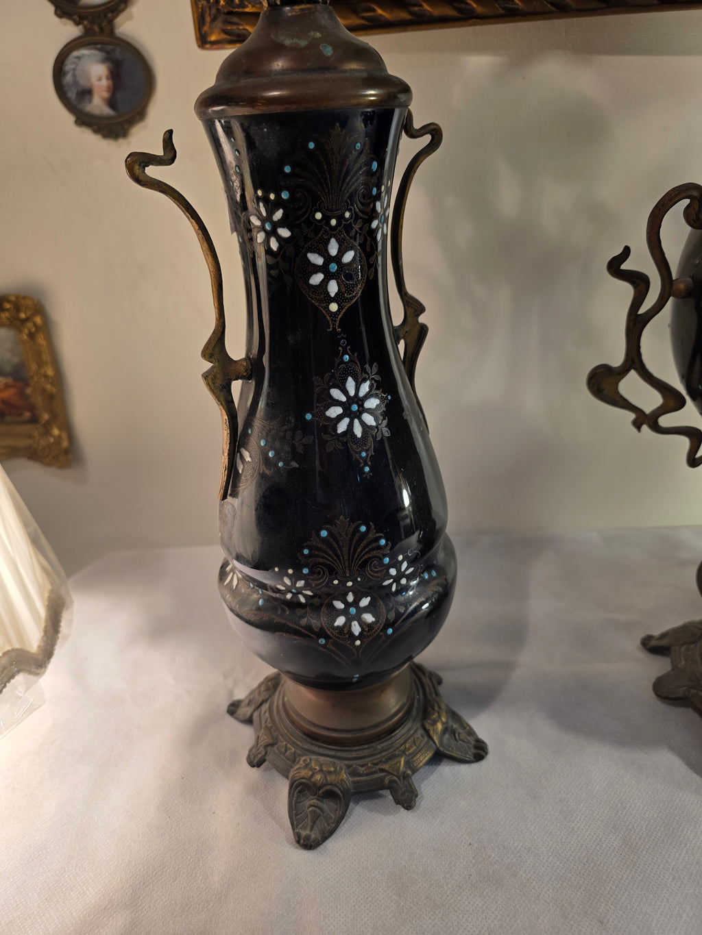 Antique Sèvres Garniture Set – Clock & Candelabra Pair