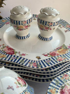 Vintage Polish Floral Dinner Set – 35 Pieces