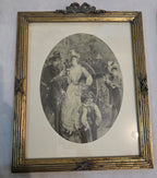 Vintage French Style Gravure Wall Art Pair