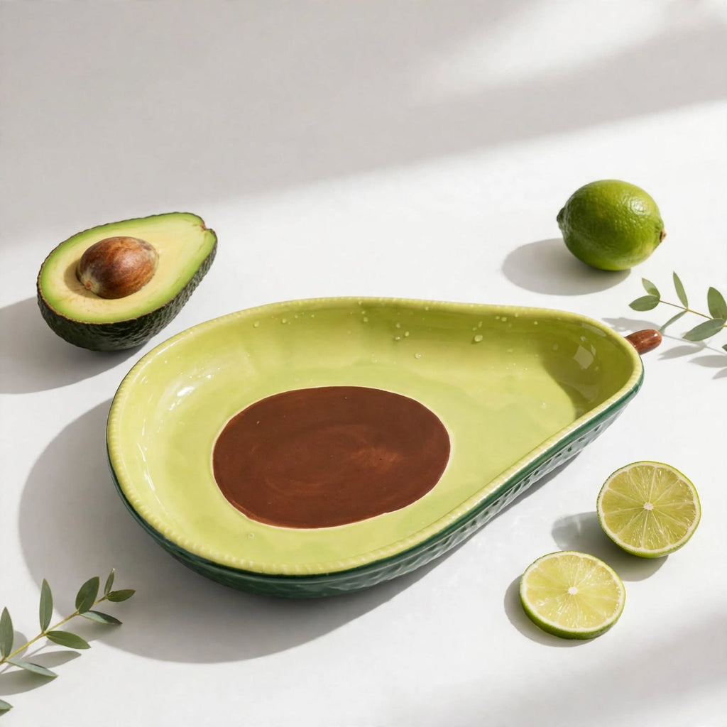Avocado Ceramic Serving Platter – 26 cm
