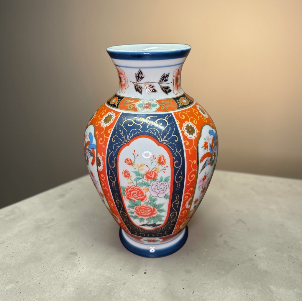 Small Japanese Craft Vase with bold glaze