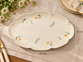 Daisy Meadow Scalloped Serving Platter