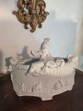 French bisque porcelain Figurine Planter