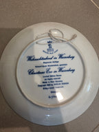 1982 Christmas Village Collector Plate