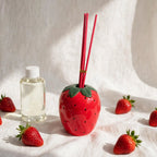 Strawberry Ceramic Reed Diffuser – 200 ml