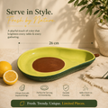 Avocado Ceramic Serving Platter – 26 cm
