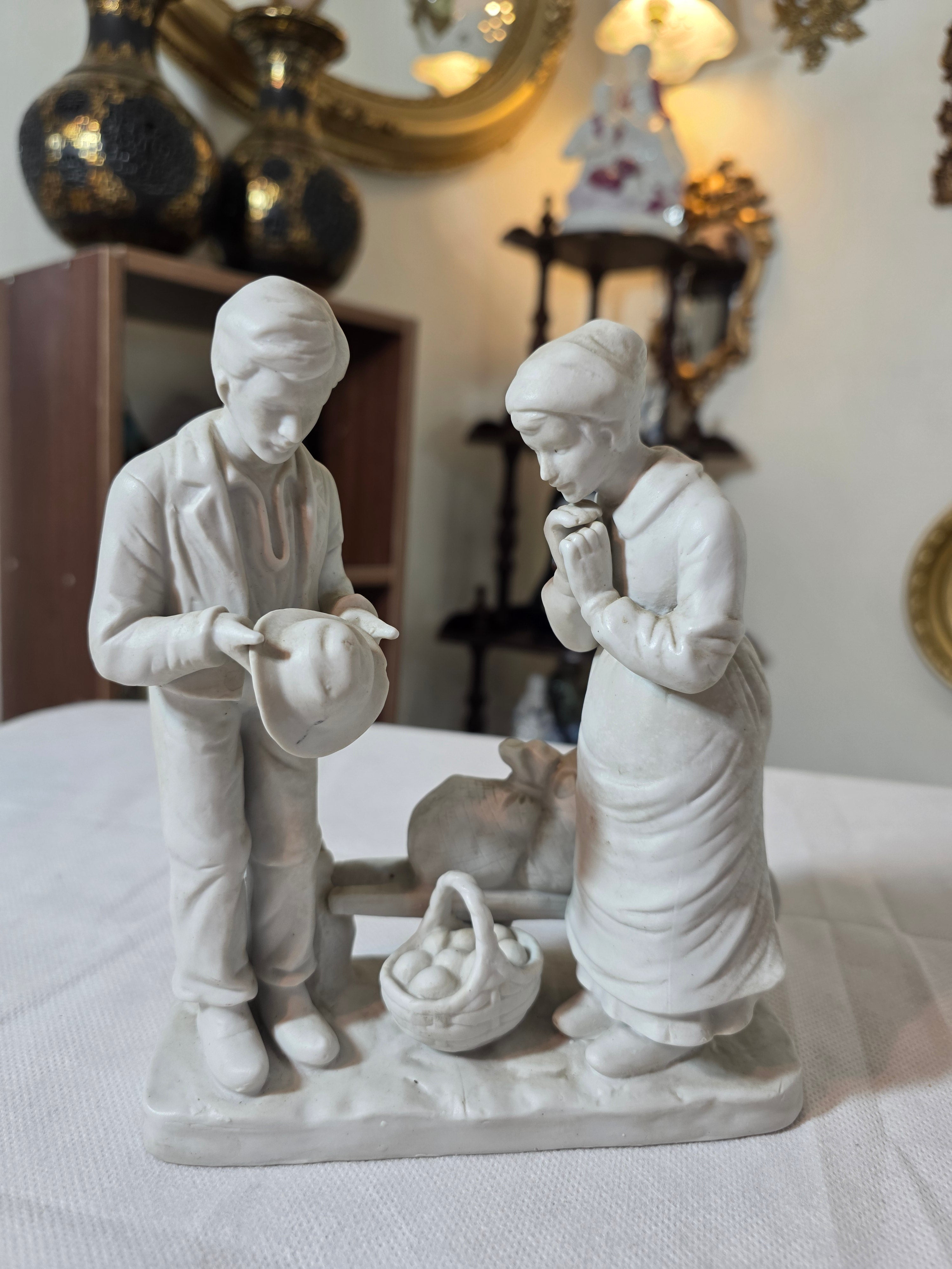 Antique Parian Ware Figurine