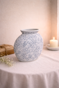 Toile Bloom Porcelain Vase