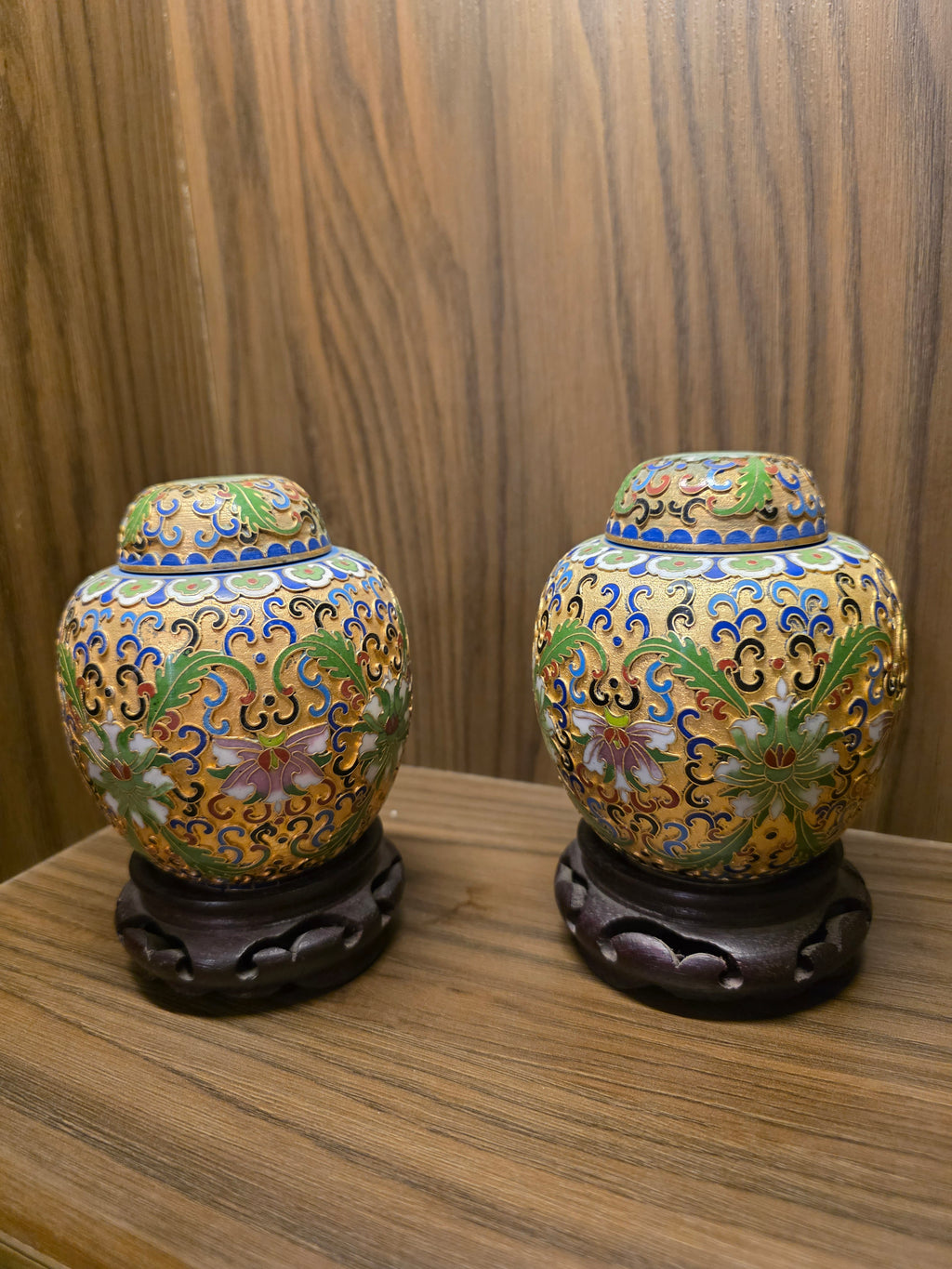 Cloisonné Jewel Jars