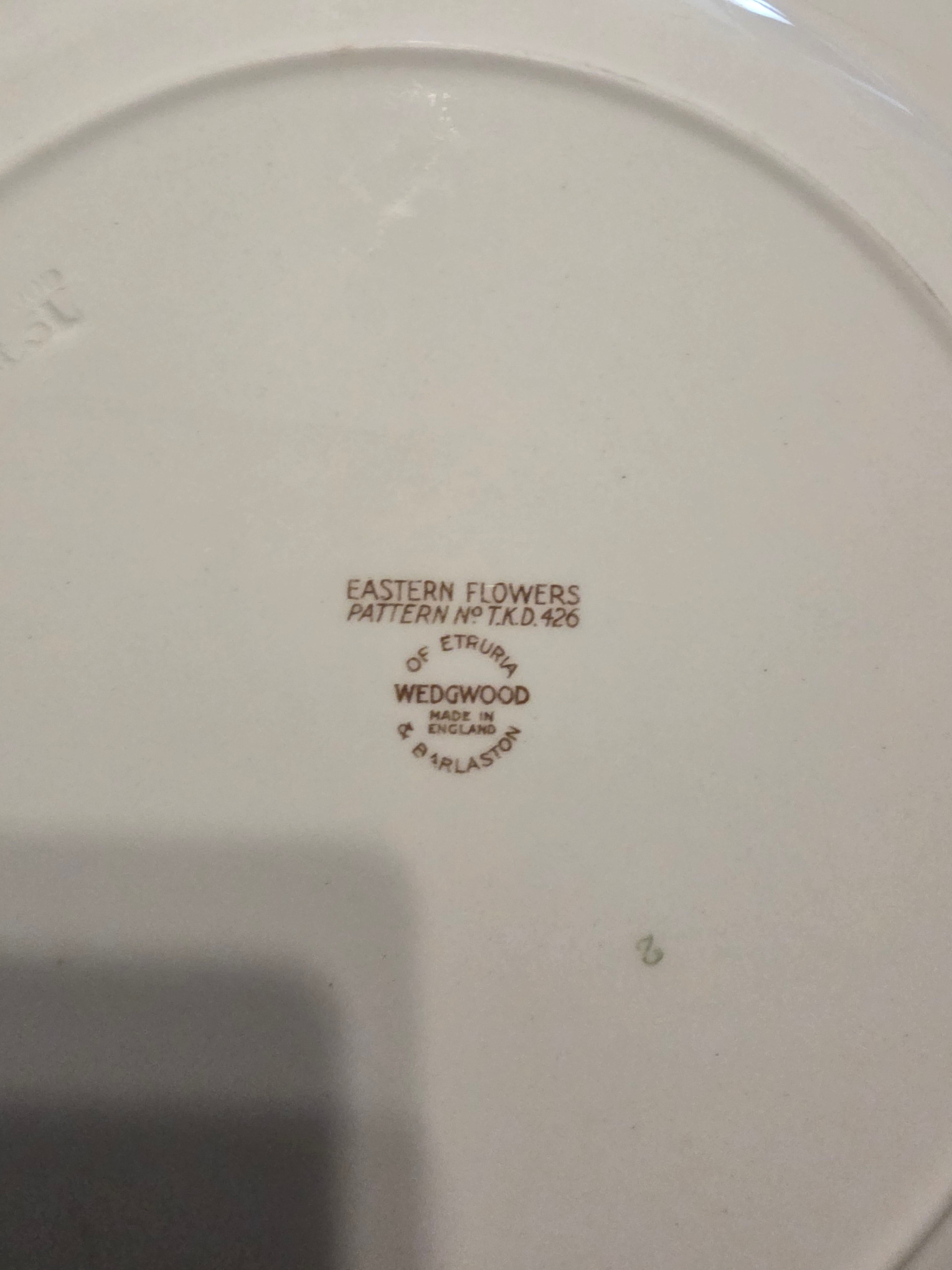 Wedgwood “Eastern Flowers” Decorative Plate